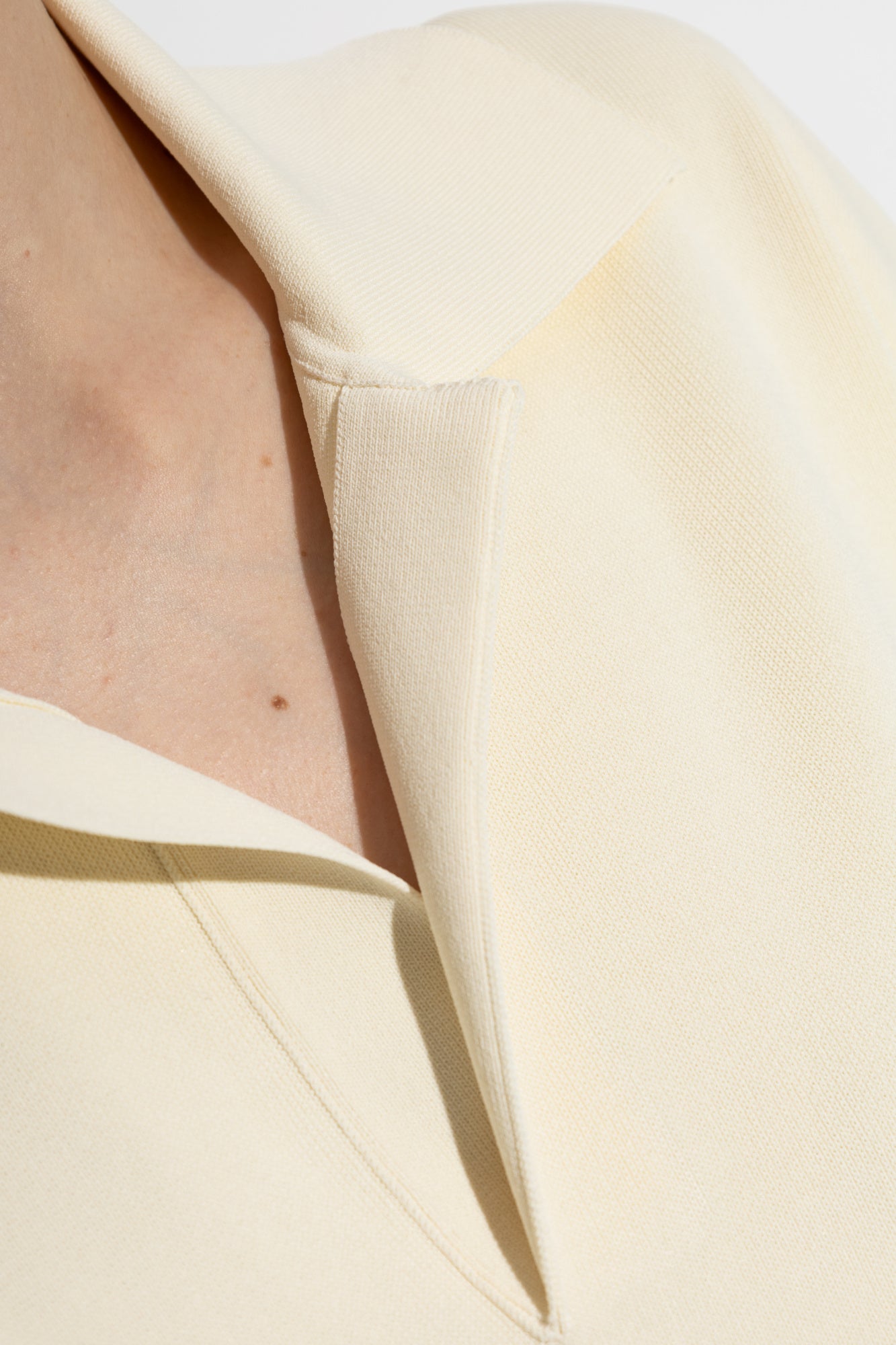 Ami Alexandre Mattiussi Beige Short Sleeve Polo