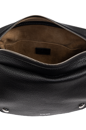 Loewe Black Shoulder Bag "Pebble Medium"