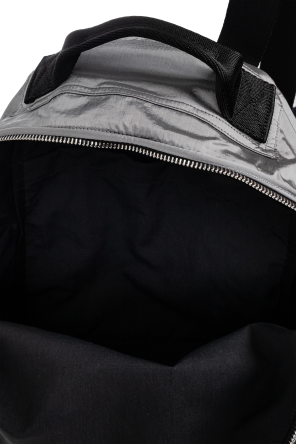 Stone Island Grey Backpack With Logo