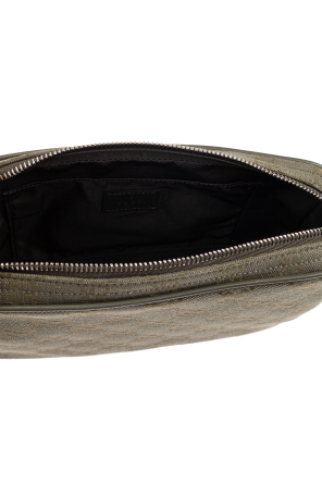 Gucci Green Handbag With "GG" Pattern