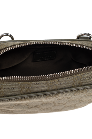 Gucci Green Shoulder Bag With "GG" Pattern