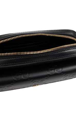 Gucci Black ‘GG Super Mini’ Shoulder Bag