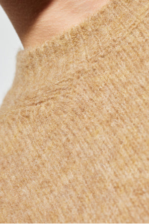 Ami Alexandre Mattiussi Beige Crew Neck Sweater