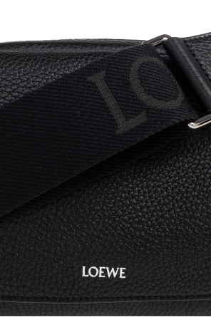 Loewe Black "Pebble Messenger Small" Shoulder Bag