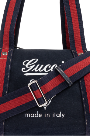 Gucci Navy Blue Hand Luggage Bag