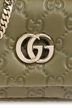 Gucci Green Handbag GG Milano Mini