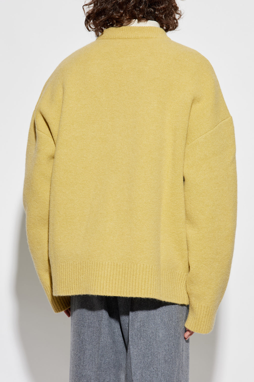 Ami Alexandre Mattiussi Green Cardigan With Logo