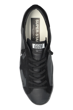 Golden Goose Black ‘Super-Star Classic With List’ Sports Shoes