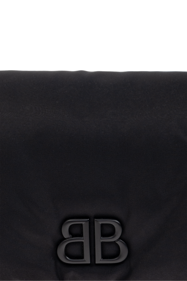 Balenciaga Black Shoulder Bag With Logo