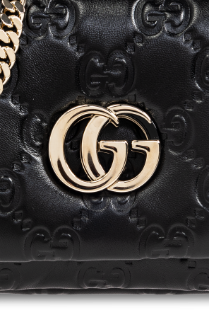 Gucci Black Handbag GG Milano Mini