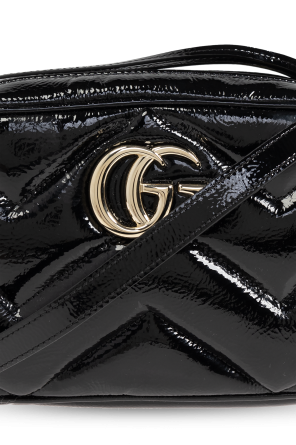 Gucci Black Shoulder Bag Small GG Marmont