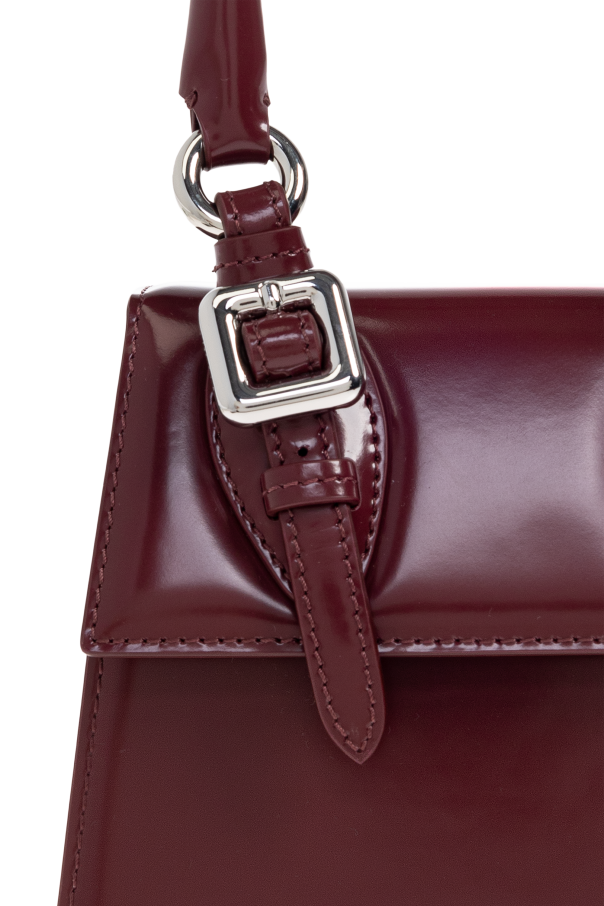 Jacquemus Burgundy Handbag ‘Le Chiquito Moyen Boucle’