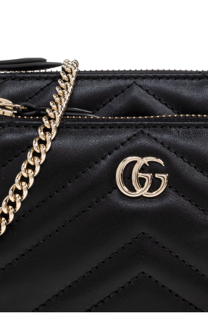 Gucci Black Clutch Bag "GG Marmont 2.0 Small"
