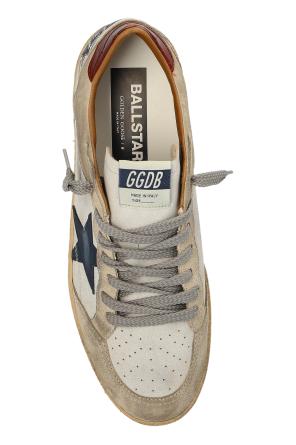 Golden Goose Beige 'Ballstar Double Quarter With Fol' Sports Shoes