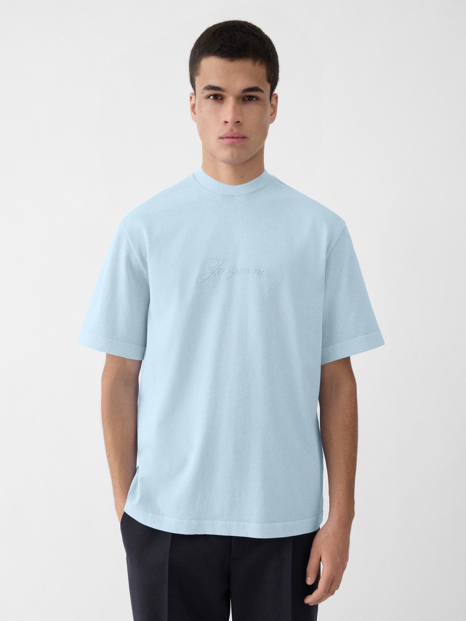 Jacquemus Футболка синя TSM00631AJ00045330
