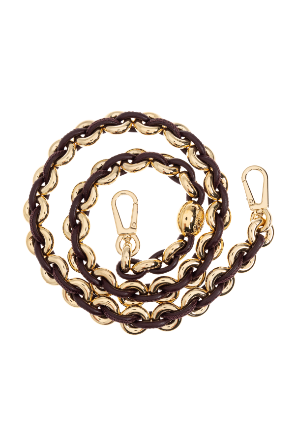 Loewe Burgundy Shoulder Bag "Flamenco Medium"