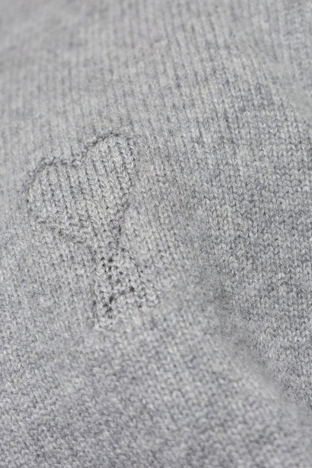 Ami Alexandre Mattiussi Grey Wool Turtleneck