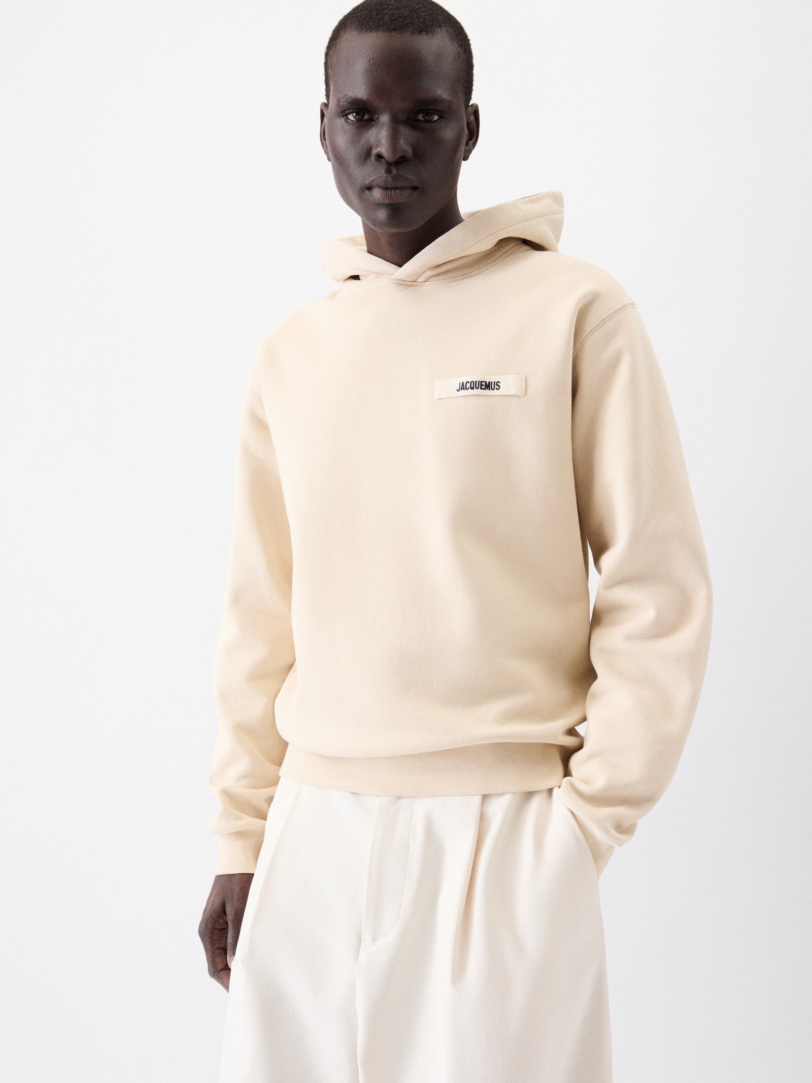 Jacquemus Худі бежевий Gros Grain HOM00247AJ00126150