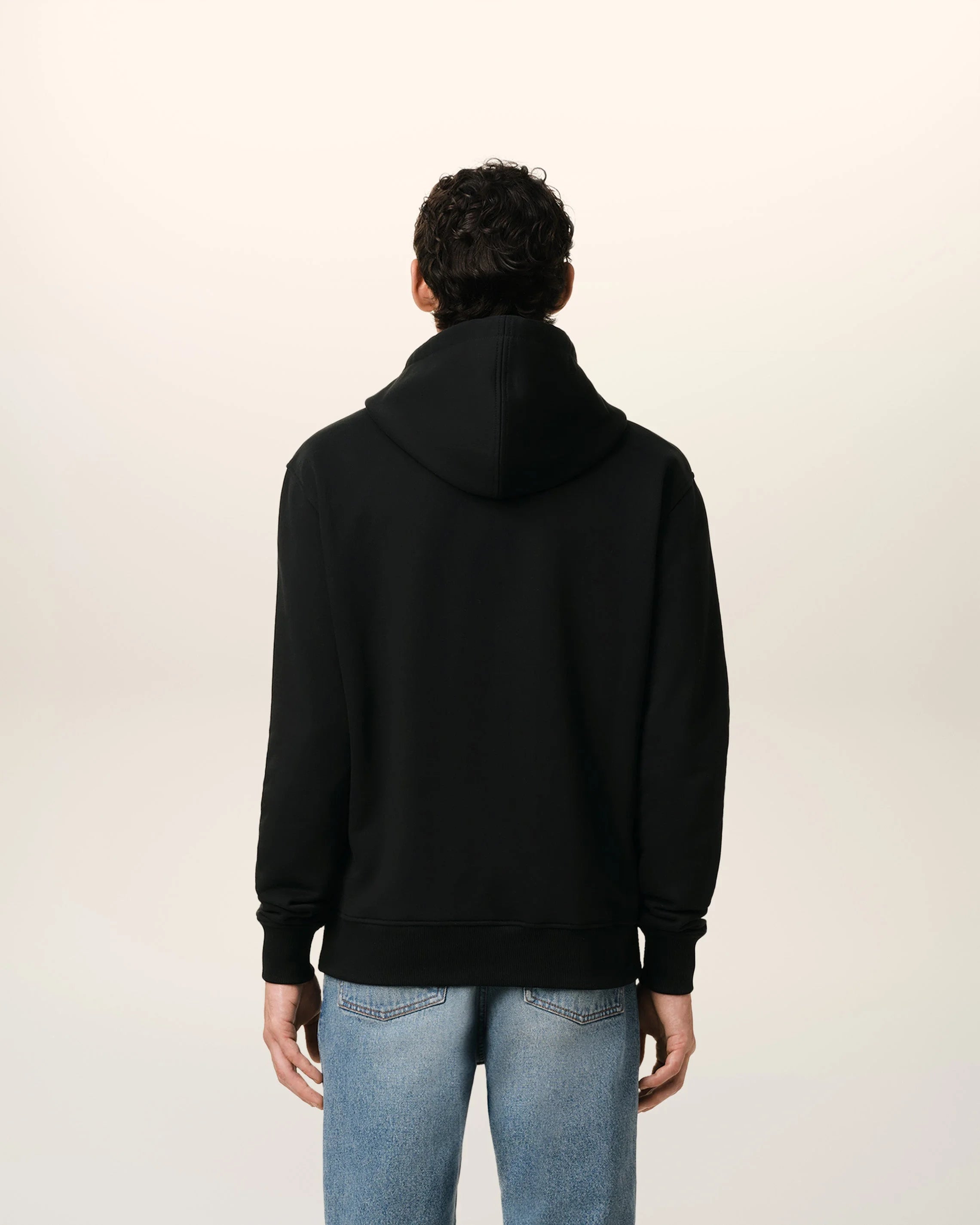 Ami Paris Худі чорний Ami De Coeur BfuSW435.724.001