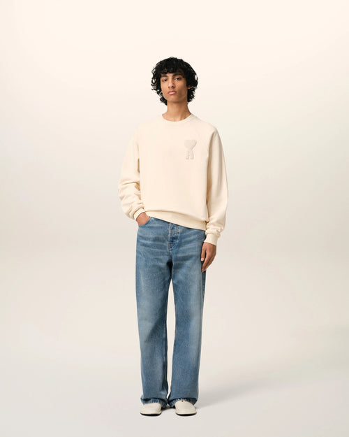 Ami Paris Світшот бежевий Ami De Coeur USW055.747.136