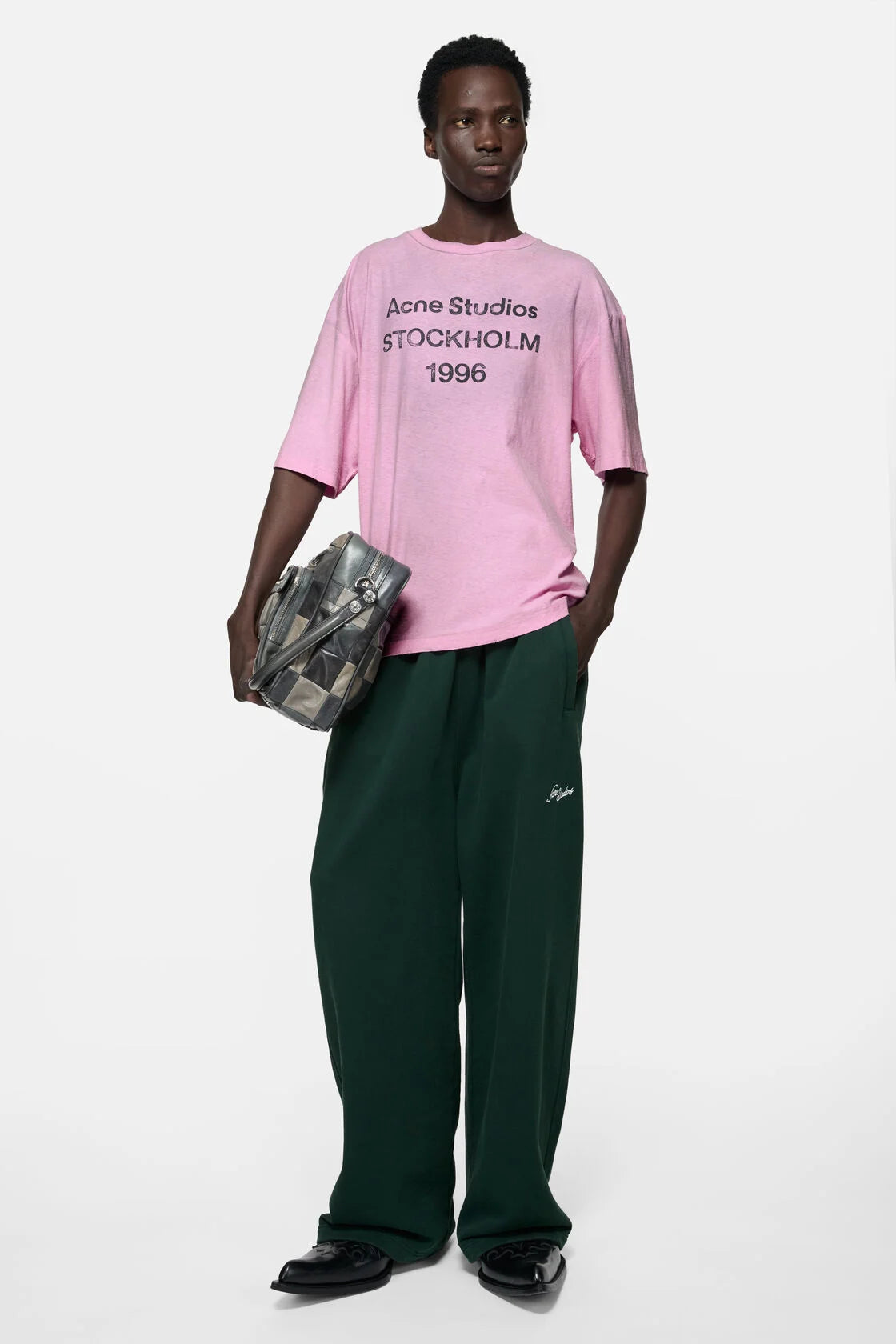 Acne Studios Футболка рожева CL0196DJS