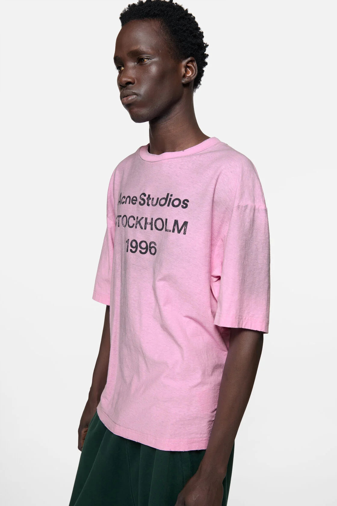 Acne Studios Футболка рожева CL0196DJS