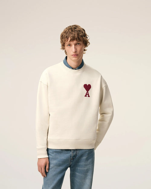Ami Paris Світшот бежевий Ami De Coeur USW778.747.A016