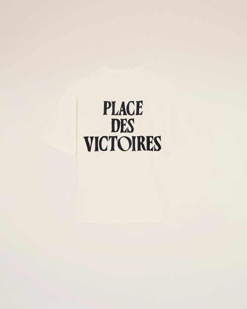 Ami Paris Футболка бежева Place Des Victoires UTS387.726.136