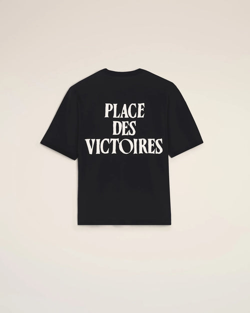 Ami Paris Футболка чорна Place Des Victoires UTS387.726.004