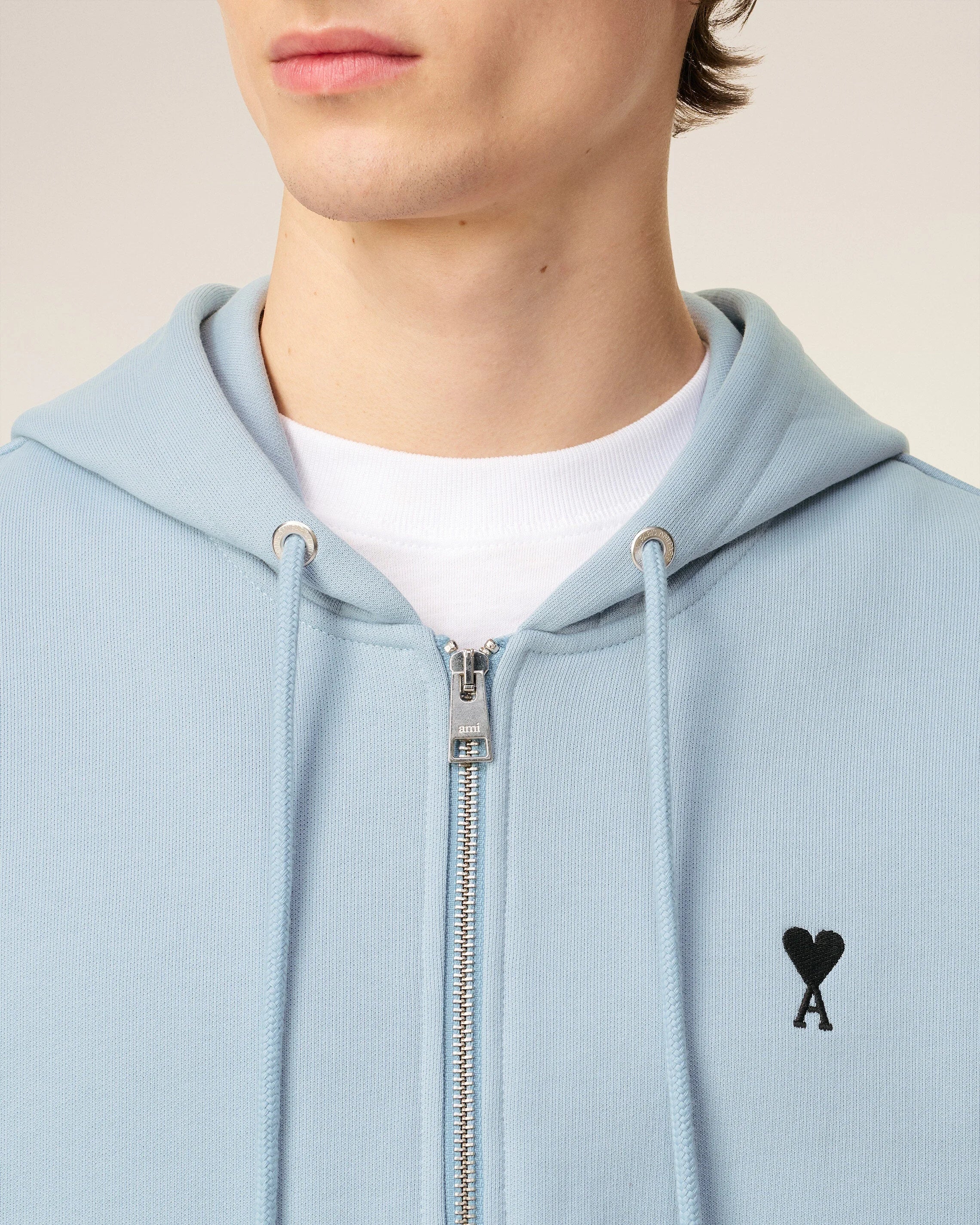 Ami Paris Худі синій Ami De Coeur HSW765.730.4506