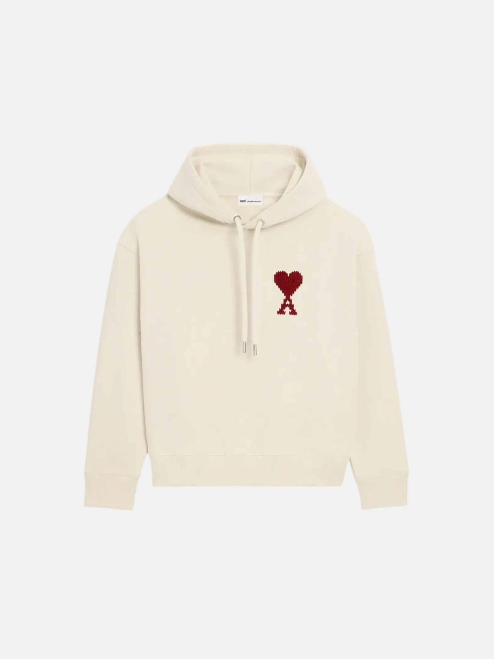 Ami Paris Худі бежевий Ami De Coeur USW779.747.A016