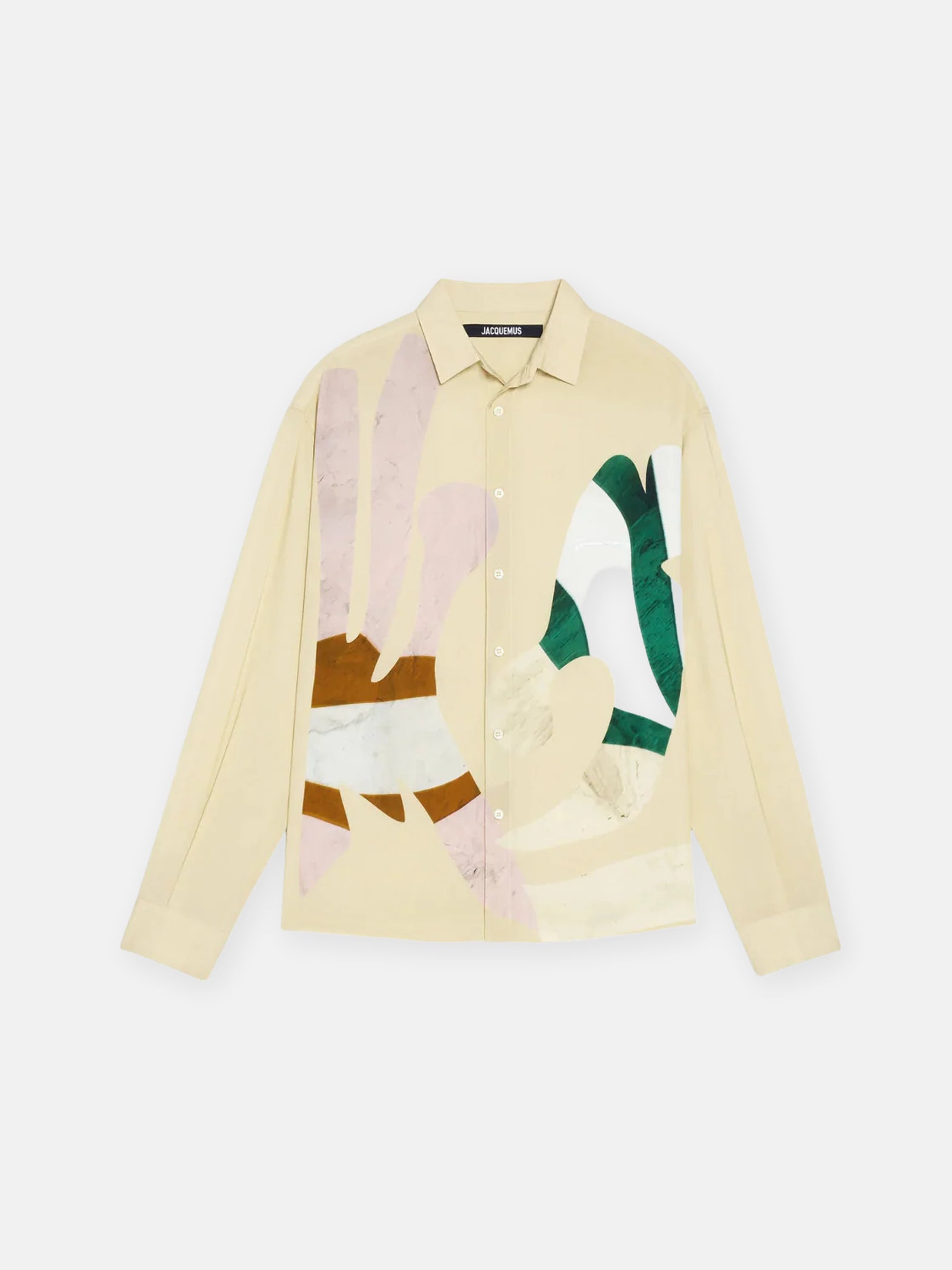 Jacquemus Сорочка бежева La Chemise Simon 245SH001-1002-1GA