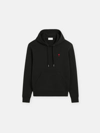 Ami Paris Худі чорний Ami De Coeur BFUSW235.730.001