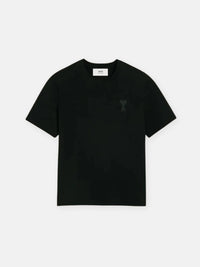 Ami Paris Футболка чорна Ami De Coeur UTS025.726.001