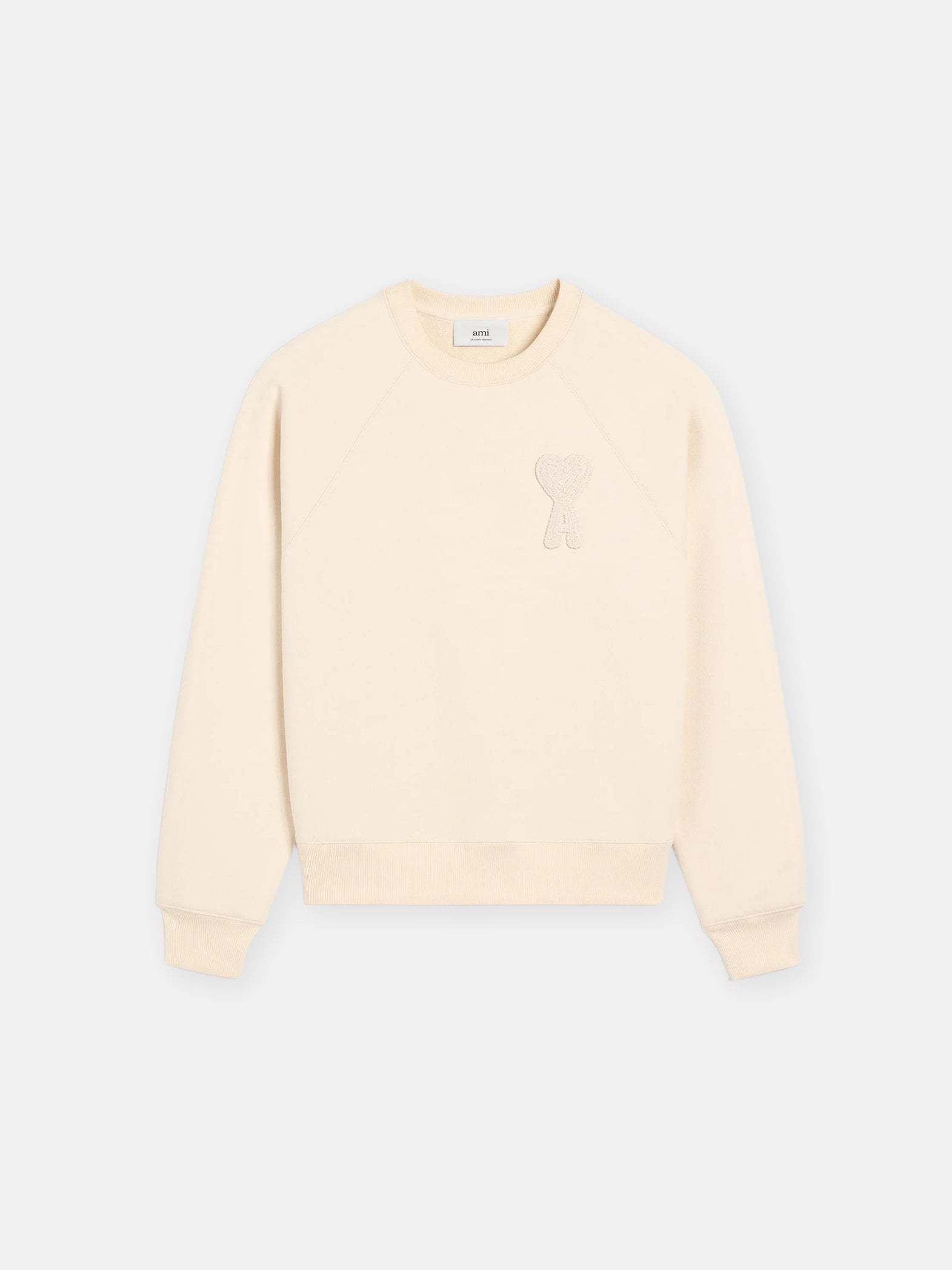 Ami Paris Світшот бежевий Ami De Coeur USW055.747.136