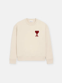 Ami Paris Світшот бежевий Ami De Coeur USW778.747.A016