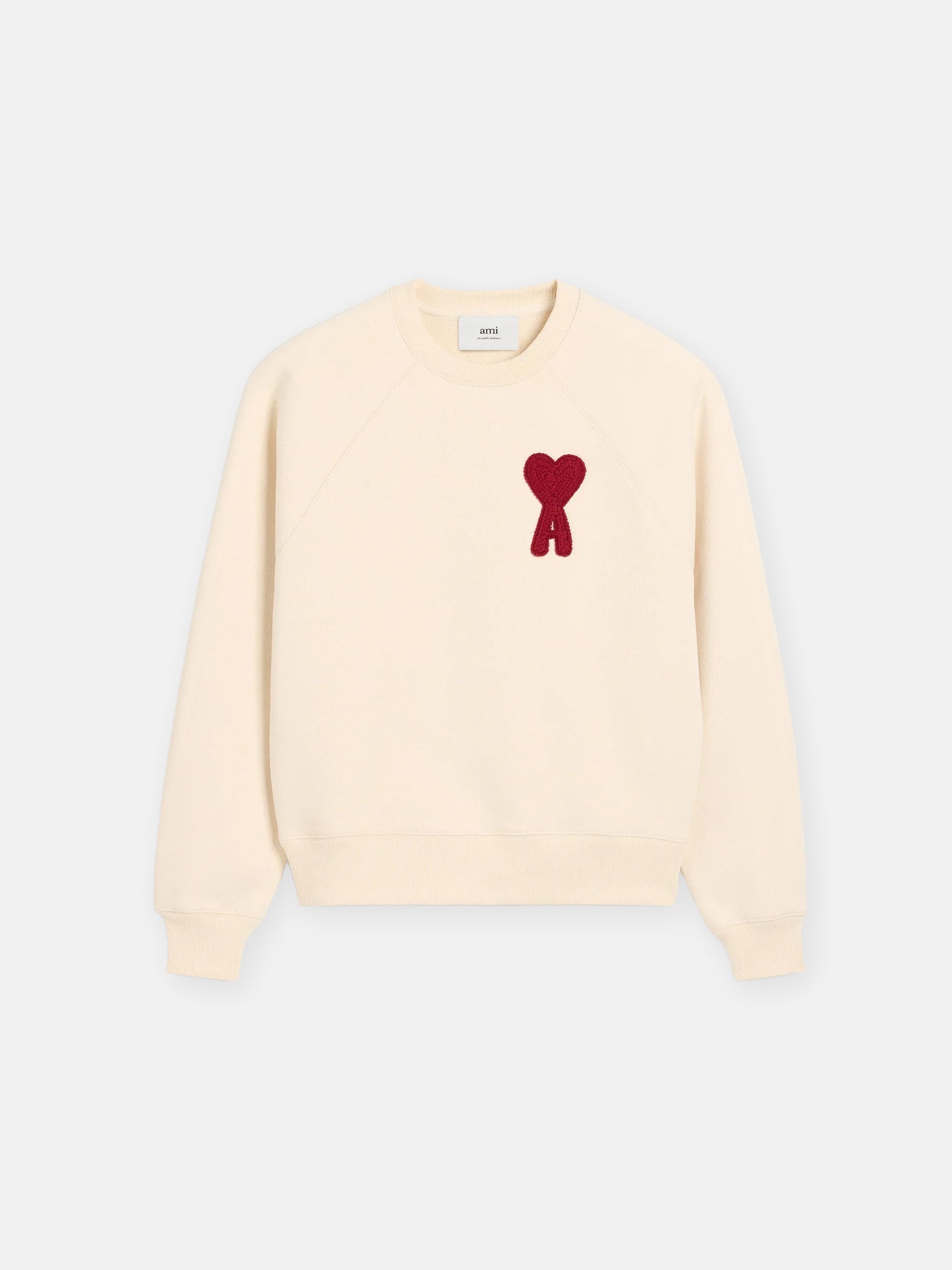 Ami Paris Світшот бежевий Ami De Coeur USW065.747.136