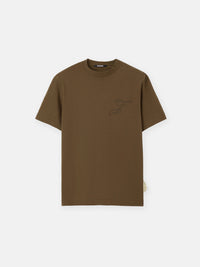 Jacquemus Футболка коричнева TSU00319AJ00226560